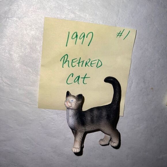 1997 Schleich Tabby Retired Cat - Picture 1 of 3